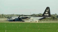 Jet de combate se estrella tras impactarse en el aire con otra aeronave