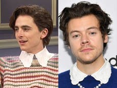 Timothée Chalamet imita a Harry Styles en SNL y deleita a los fanáticos 