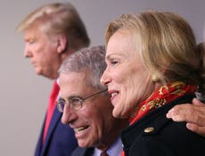 Trump dice que Fauci y Birx pusieron “millones de vidas en riesgo” en una declaración incoherente