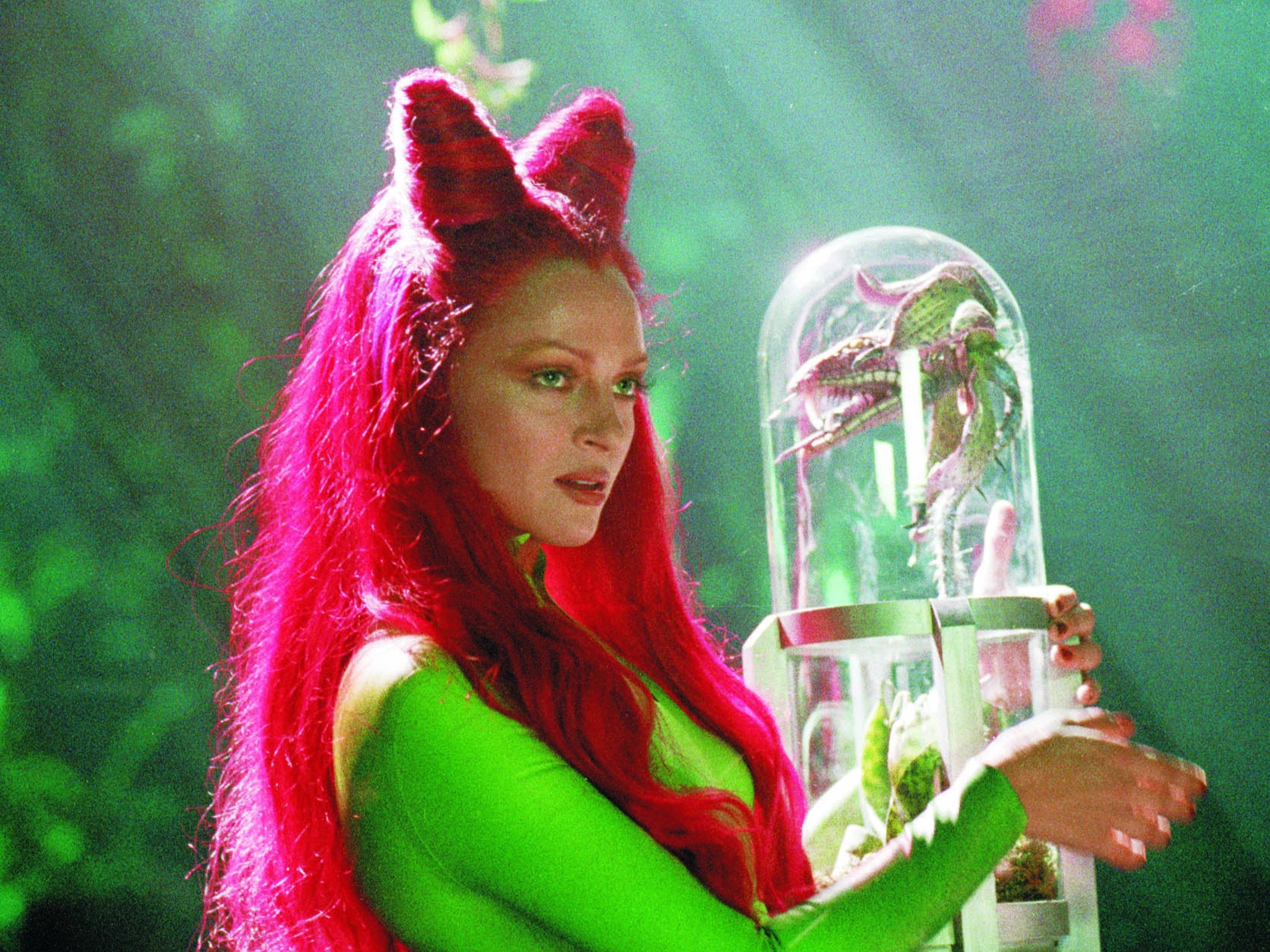 Uma Thurman como la Dra. Pamela Isley, alias Poison Ivy, en ‘Batman & Robin’