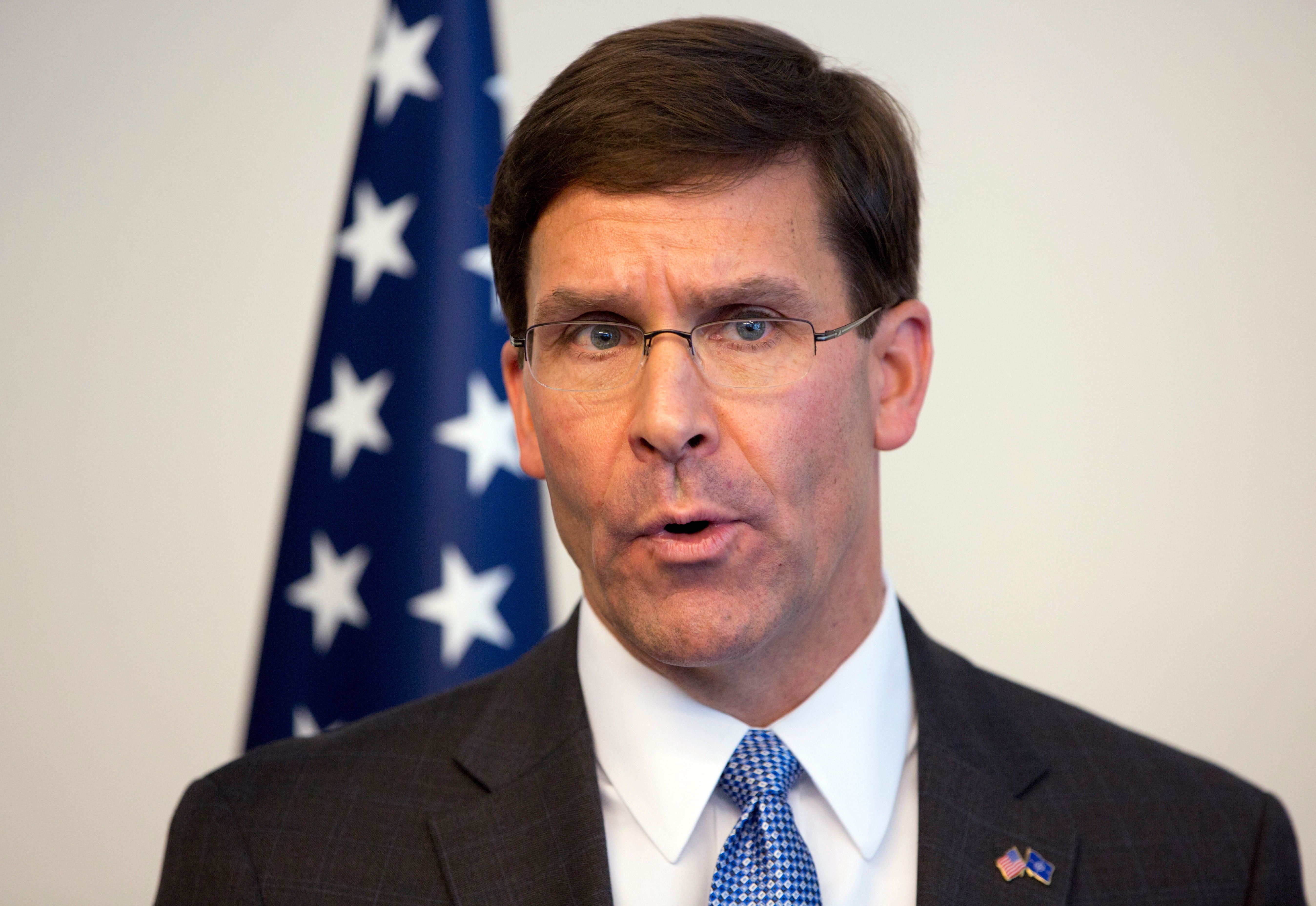 El exsecretario de defensa estadounidense, Mark Esper
