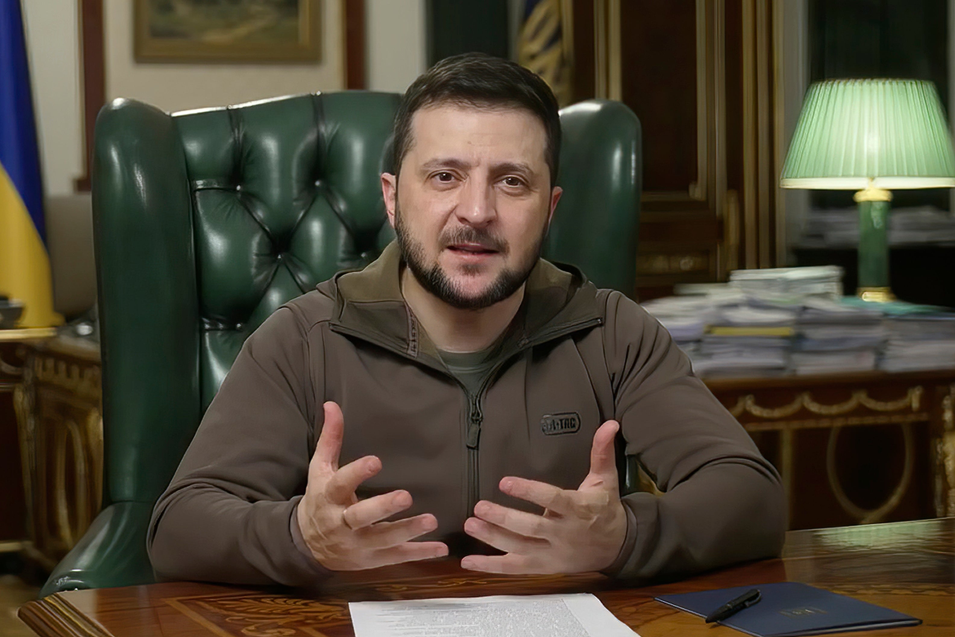 El presidente ucraniano Volodymyr Zelensky
