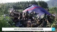 Estas son las imágenes del avión ucraniano que se estrelló con armamento en Grecia 