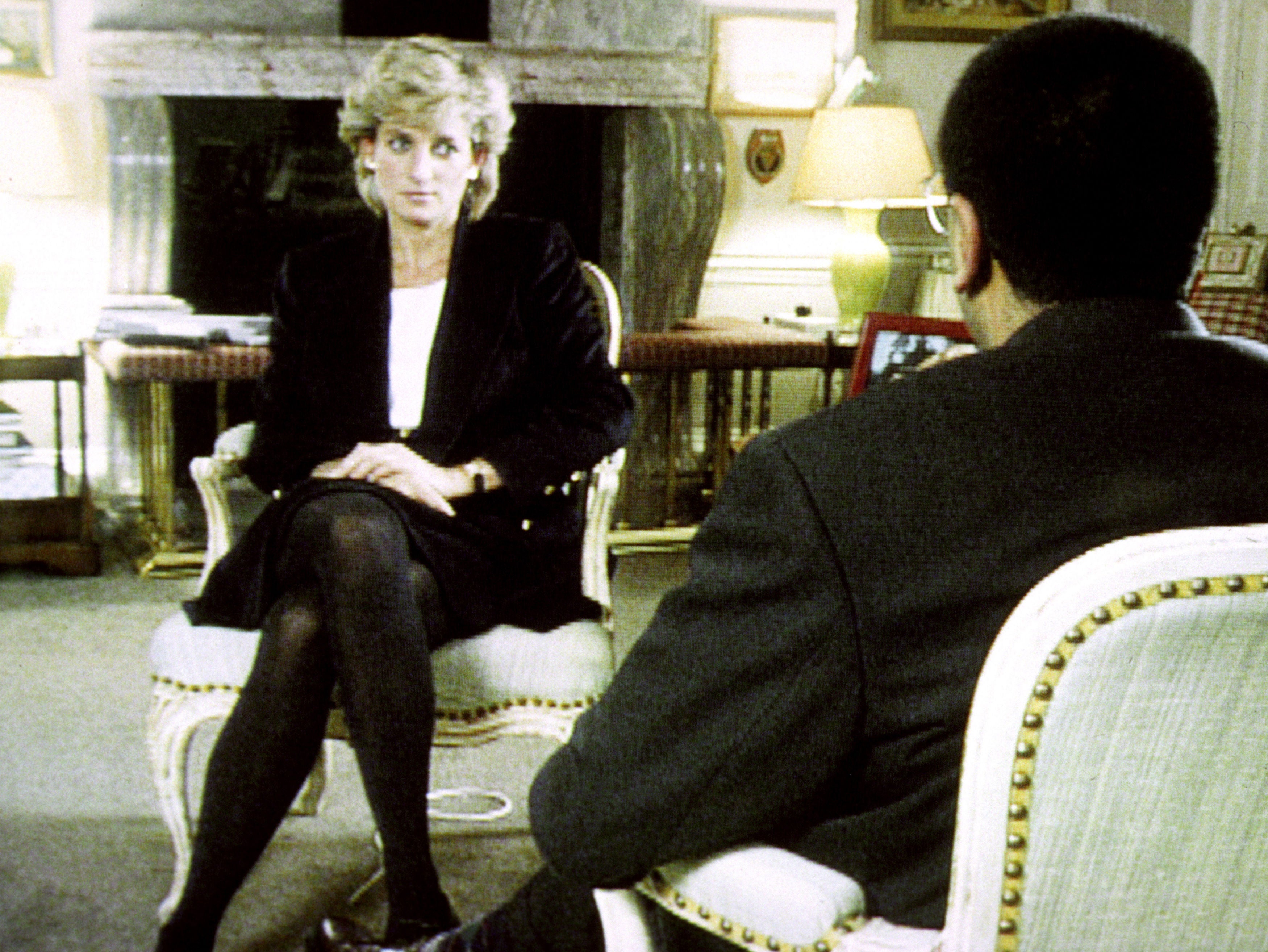 La princesa durante su entrevista de ‘Panorama’ con Martin Bashir en 1995