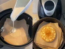 Martes de Carnaval: se hace viral en TikTok un supuesto truco para preparar hot cakes en una freidora de aire