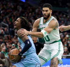 Ja Morant anota 32 y ayuda a Grizzlies a vencer 127-121 a Celtics
