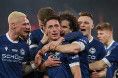 Arminia Bielefeld avanza a semifinales de Copa de Alemania tras vencer 2-1 a Werder Bremen