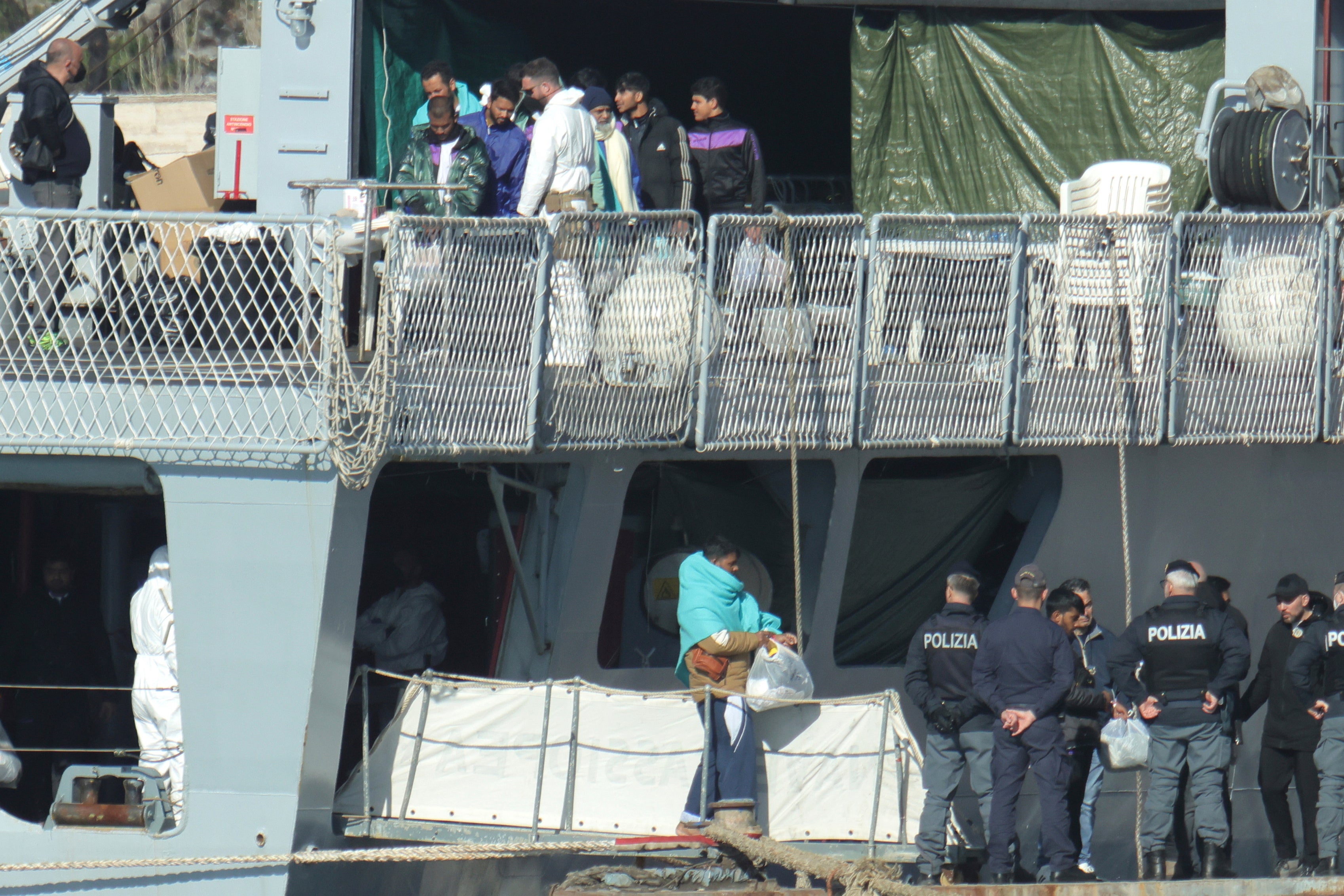 ITALIA-ALBANIA-MIGRACIÓN