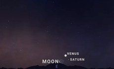 Una inusual alineación de planetas formará una “sonrisa” en el cielo esta semana