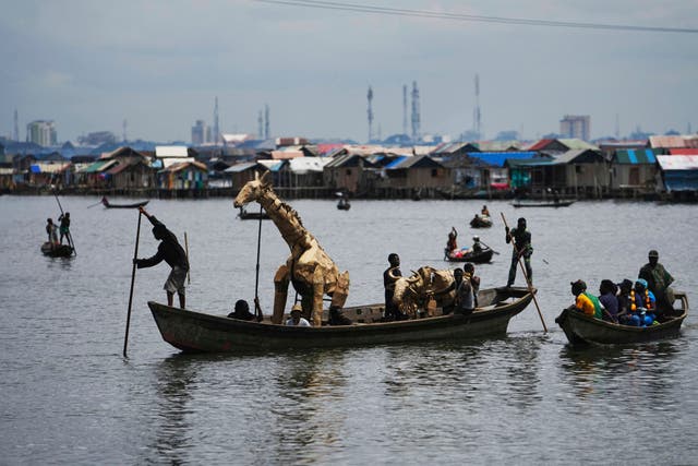 NIGERIA-TEATRO-CAMBIO CLIMÁTICO