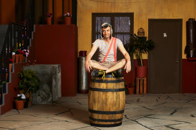 <p>Pablo Cruz en 'Chespirito: Sin Querer Queriendo'</p>