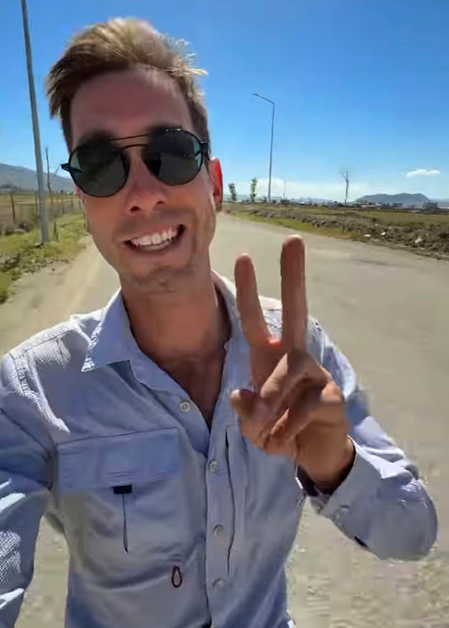 ISRAEL-IRÁN-CICLISTA